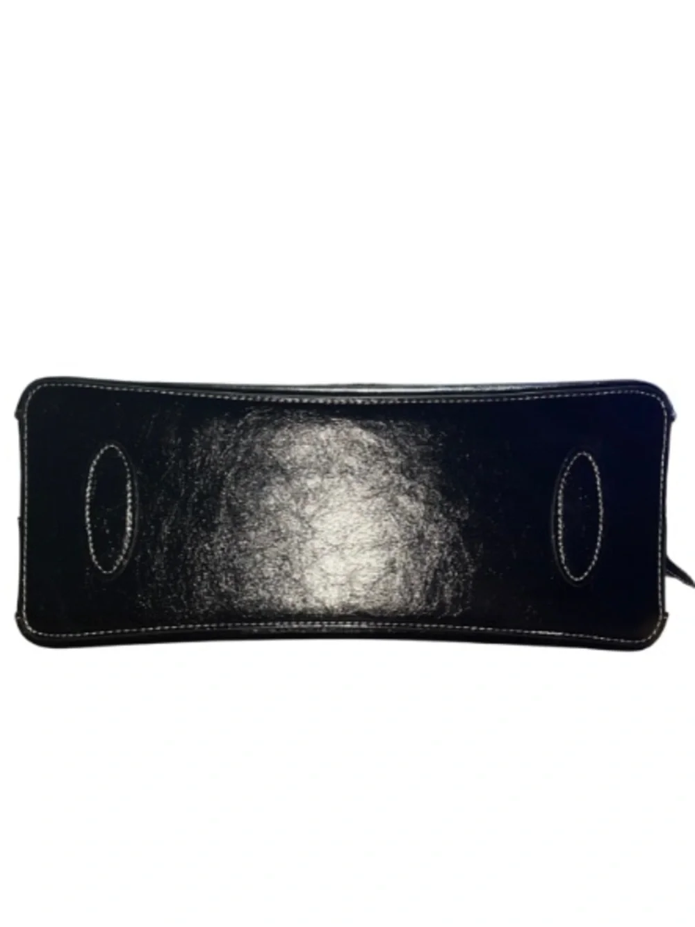 ✨LAORENTOU Black Genuine Leather Structured Satchel Crossbody Bag.- Like New✨